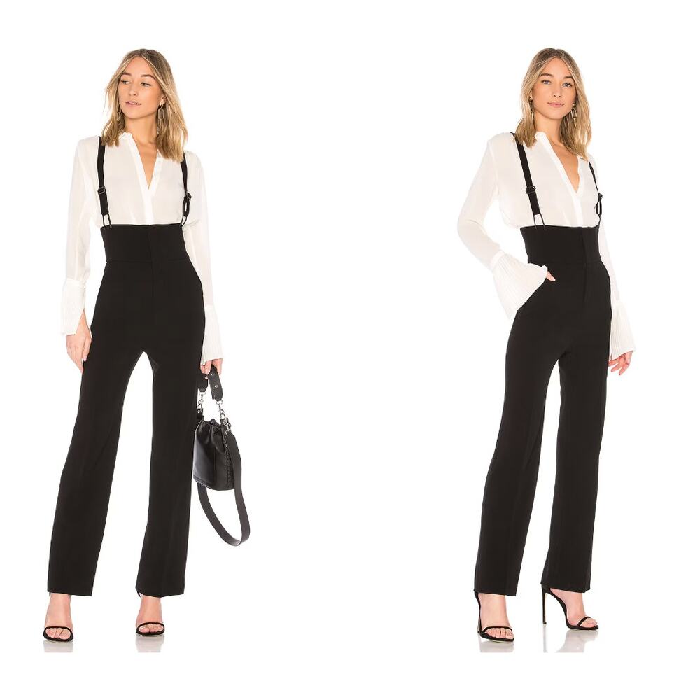 Frame Overall Dressy Pants Revolve Noir Black Size Small